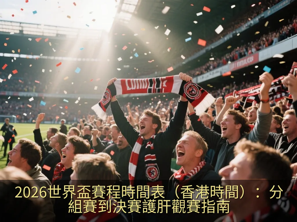 2026世界盃賽程時間表（香港時間）：分組賽到決賽護肝觀賽指南